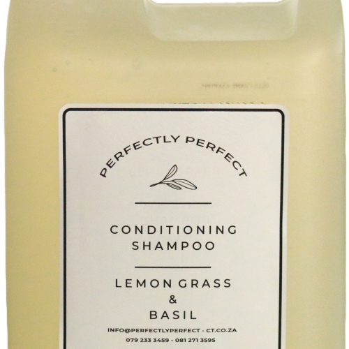 Conditioning Shampoo 5ltr (Lemongrass & Basil)